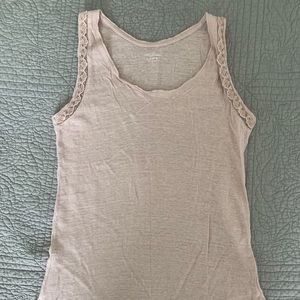 Linen and Lace Tank